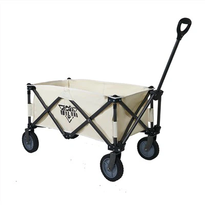 Folding Beach Wagon nrog Sab Rooj