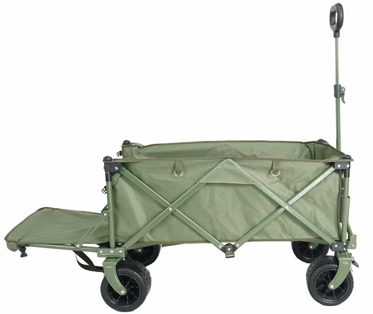 Collapsible Terrain Folding Wagon Nrog Back Tailgate