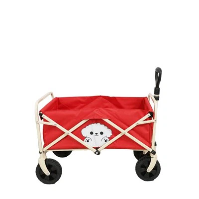 Garden Beach Khw Muag Khoom Trolley Folding Wagon